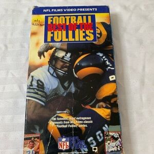The Best of the Football Follies (VHS, 1995) NFL Films Video Presents
